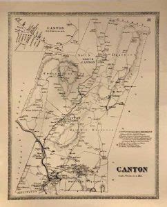 Canton, CT Replica Map – Canton Historical Museum