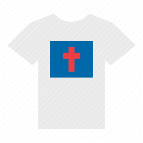 Catholic, cross, flag, jersey, religion, shirt, t-shirt icon - Download ...