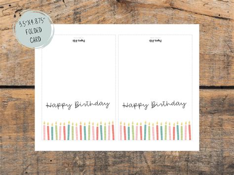 Printable Birthday Card Birthday Card Printable Digital - Etsy