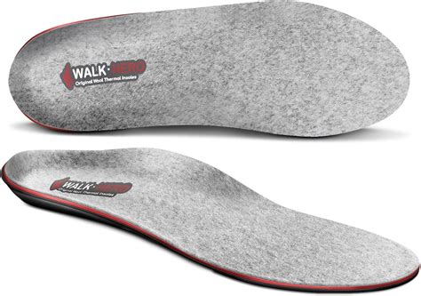 Amazon Walkhero Wool Insoles Fleece Arch Supports Inserts