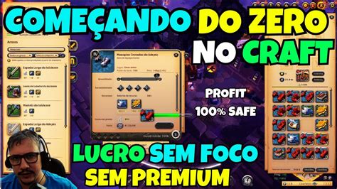 Come Ando Do Zero No Craft De Itens No Albion Online Safe Sem