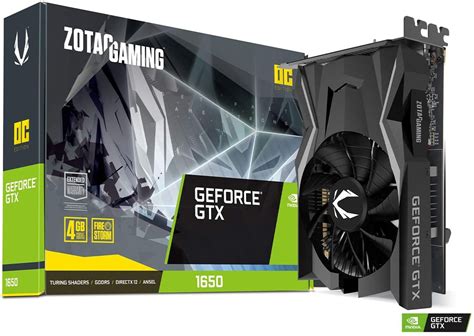 Zotac NVIDIA GTX1650 OC 4GB Graphic Card Price in Pakistan - TechGlobe.pk