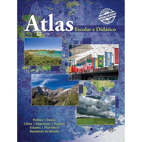 Livro Atlas Escolar E Didatico Cp Dura 80p Dcl Unidade Shopee Brasil