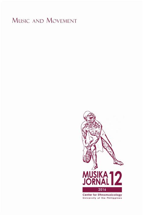 Musika Jornal 12 Music And Movement UP Center For Ethnomusicology