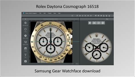 Download the Rolex Daytona Cosmograph 16518 gold watchface | XDA Forums