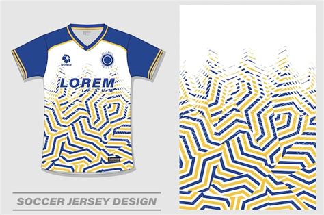 Premium Vector Soccer Jersey Design For Print Sublimation