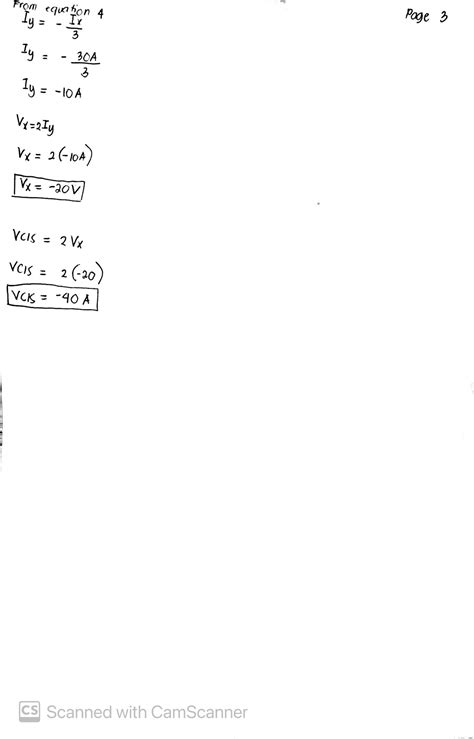 Solved Determine Vx Ix And The Current Generated By The Voltage Controlled Course Hero