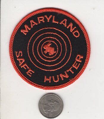 MARYLAND HUNTER EDUCATION HUNTER SAFETY FIREARMS HUNTING PATCH