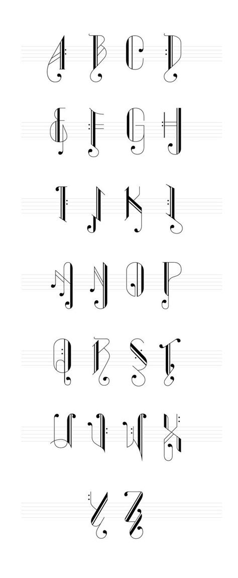 Musiqa By Chingkian Tee Via Behance Lettering Fonts Lettering