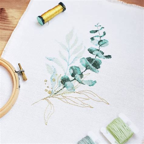 Tiny Cross Stitch Cross Stitch Patterns Botanical Embroidery Design