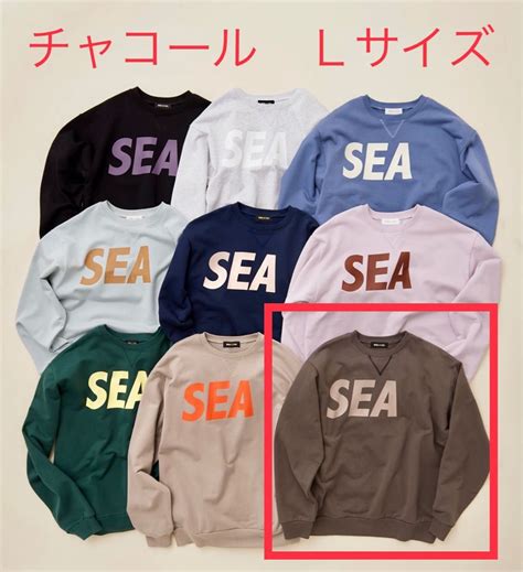 ロゴのクル Wind And Sea Sea Crew Neck スウェット L らくらくメ