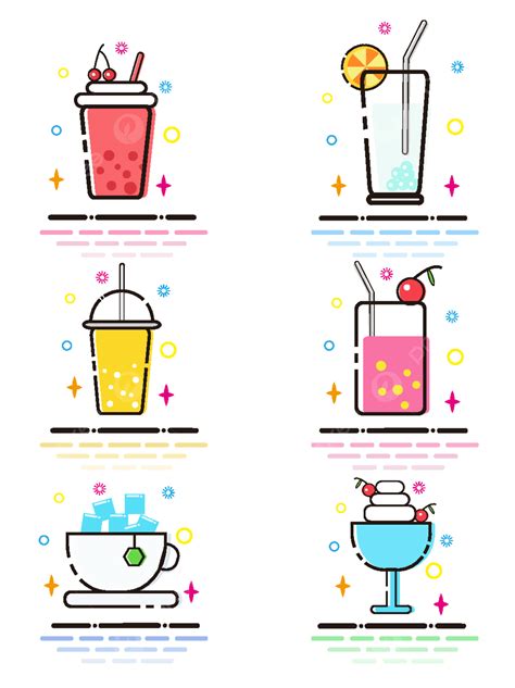 Hot Cold Drink Vector PNG Images Mbe Summer Lovely Cold Drink Icon