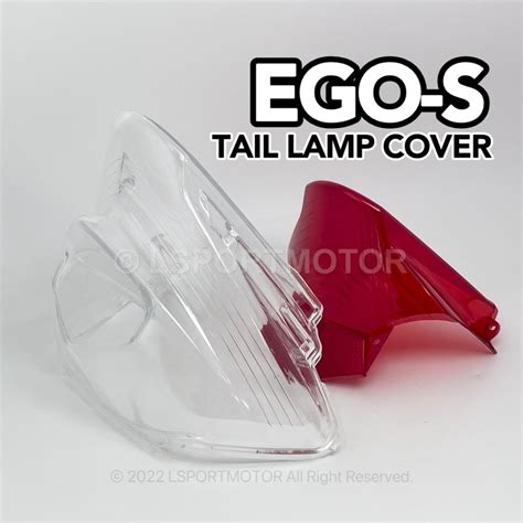 Yamaha Ego S Tail Lamp Cover Clear Red Egos Ego S Shopee Malaysia