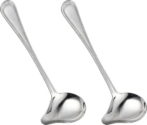 Amazon Worldity 2 Pack Stainless Steel Saucier Drizzle Spoon With