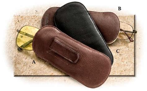 Cashmere Leather Glasses Cases Russells For Men