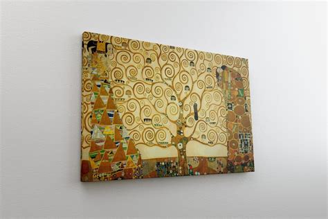 Gustav Klimt Tree of Life Reproduction Oil Painting on Canvas, Canvas ...