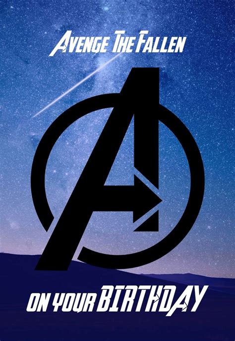 Avengers Printable Birthday Cards — Printbirthdaycards