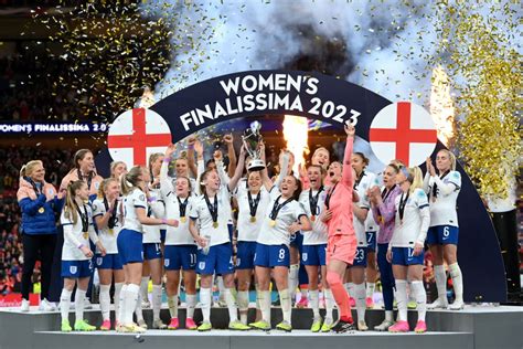 Watch moment England’s Lionesses lift trophy after winning inaugural ...