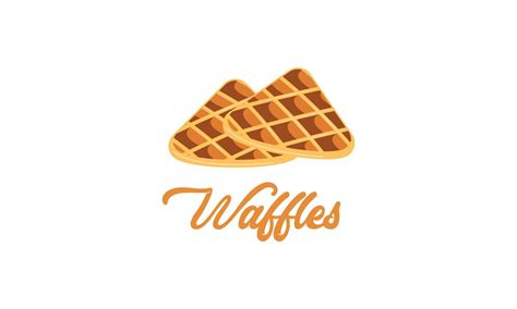 Waffle Dessert Sweet Food Bakery Logo 13536543 Vector Art At Vecteezy