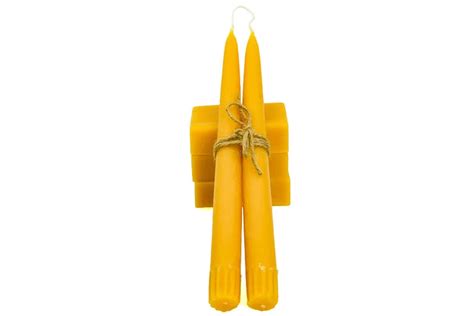 100 Pure Beeswax Candles Tapered Candles Main Street Honey Shoppe