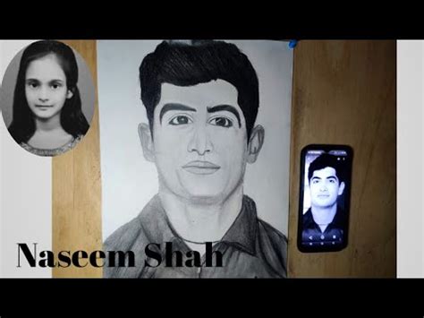 Naseem Shah Drawing And Sketching With Pencil Naseemshah Artbysana