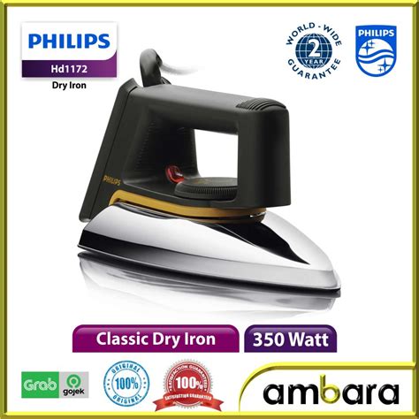 Jual Setrika Philips Dry Iron Ceramic Coating Hd Indonesia Shopee