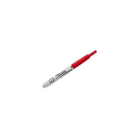 Sharpie® Retractable Permanent Marker Ultra Fine Point Red 12pk