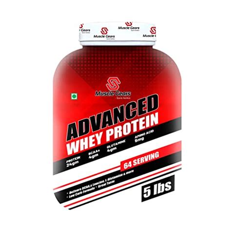 Muscle Gears Advance Whey Protein Lbs Mango Mira Shaym