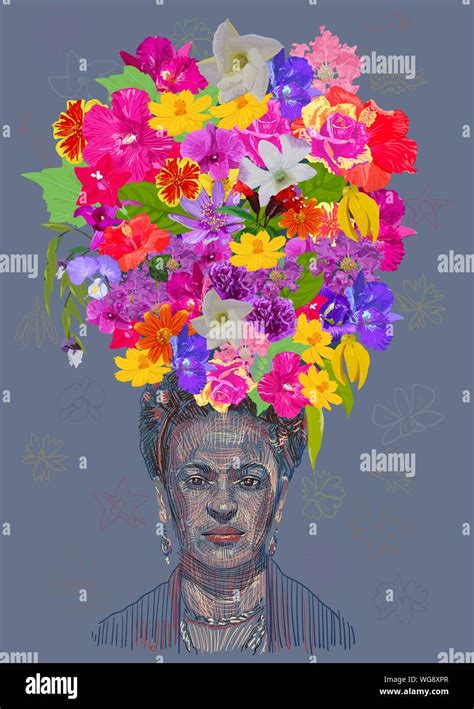 Top 120 Image Peinado De Frida Kahlo Con Flores Abzlocal Mx