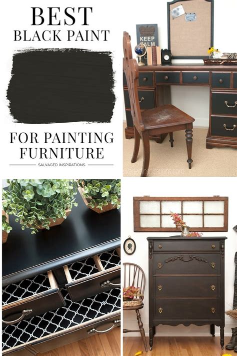 Best Black Paint For Furniture Salvaged Inspirations