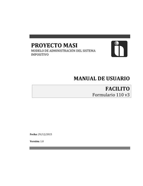 Mu Facilito Form Ver Proyecto Masi Modelo De Administracin