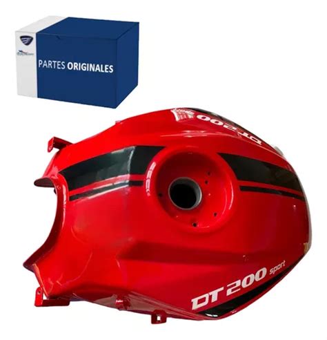 Tanque Combustible Rojo Negro Italika Dt Sport F Env O Gratis