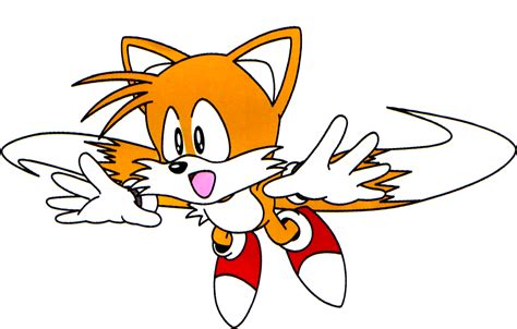 Download Transparent The - Sonic Mania Tails Flying - PNGkit