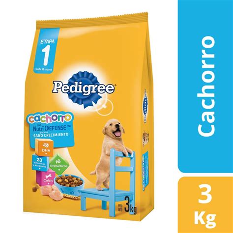 Alimento Pedigree Sano Crecimiento Carne Pollo Y Leche Para Cachorro 3 Kg