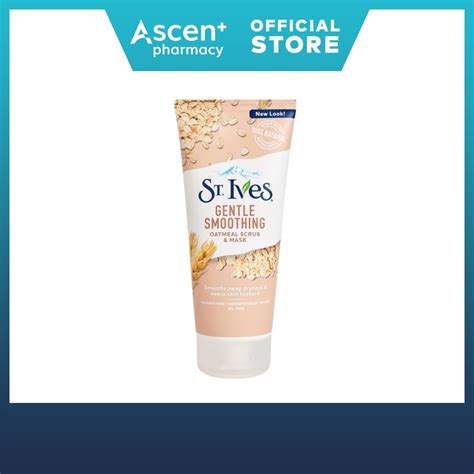 Stives Gentle Smoothing Oatmeal Face Scrub And Mask 170g Shopee Malaysia