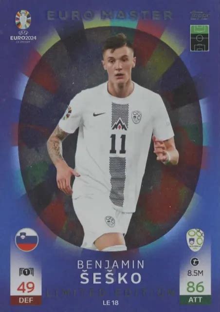 Topps Match Attax Uefa Euro Le Limited Edition Benjamin E Ko