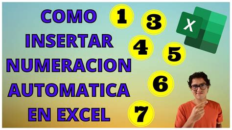 Crear Numeracion Automatica En Excel Youtube