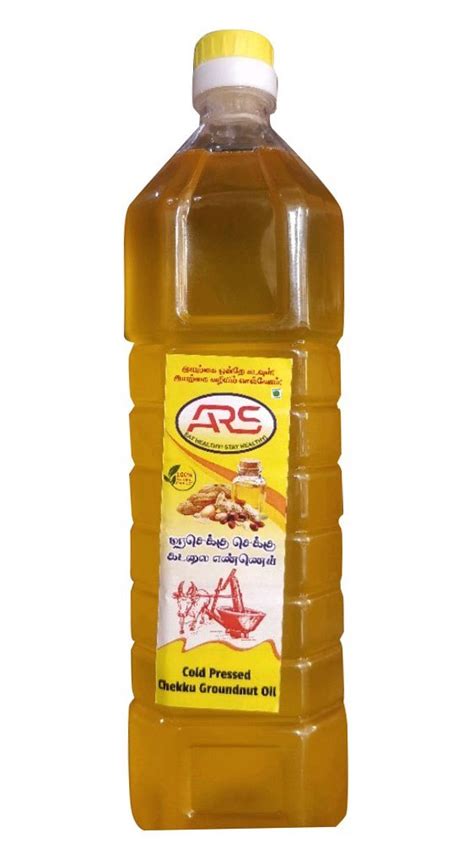 Cold Pressed Chekku Groundnut Oil 1 Litre At Rs 120 Bottle In