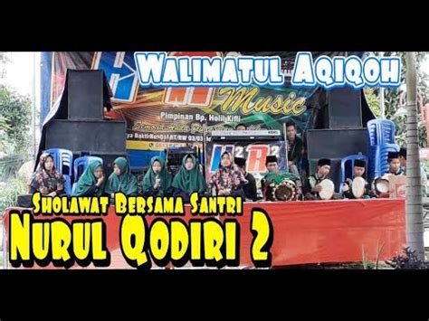 Sholawat Bersama Santri Nurul Qodiri Tiuh Tohou Di Acara Walimatul