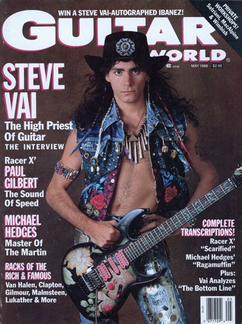 Steve Vai On Guitar World May Steve Vai Best Guitarist