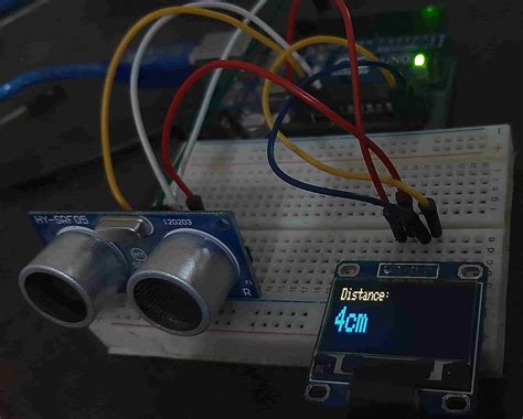 Circuit Diagram Of Arduino Based Distance Measurement Circuit Diagram