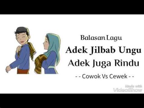 Balasan Lagu Adik Jilbab Ungu YouTube