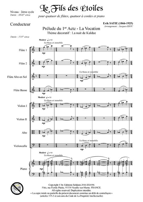 Le Fils Des Toiles Ensemble Instrumental Les Editions Soldano