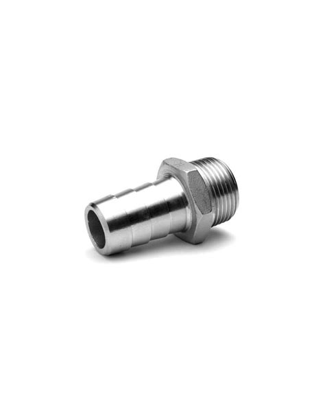 Raccord Cannel Droit M Le Hexagonal Inox