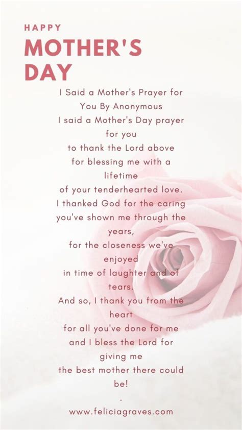 Christian mothers day poems – Artofit