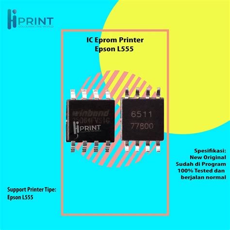 Jual IC Eprom Epson L555 IC Eeprom Reset Epson L555 Resetter Printer