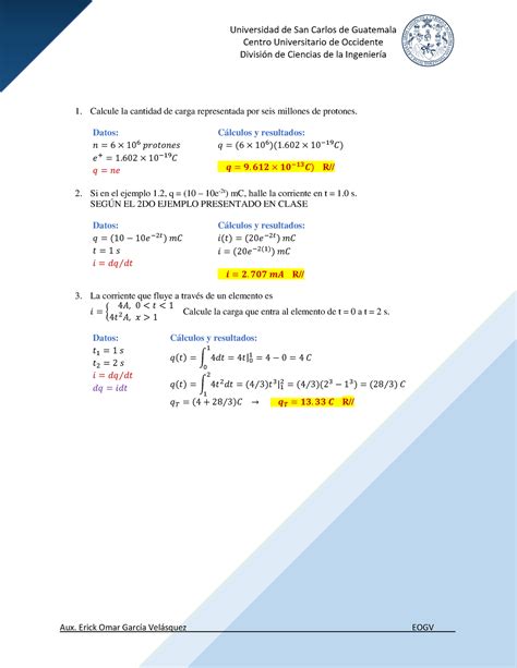 Calcule La Cantidad De Carga Representada Por Seis Millones De Protones