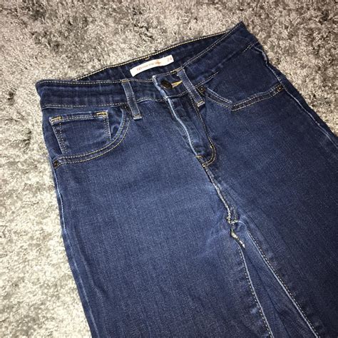 Levi Jeans Levi High Waisted Jeans Levi Dark Depop