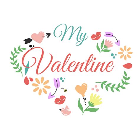 Free Happy Valentines Day Typography Vector Template Edit Online