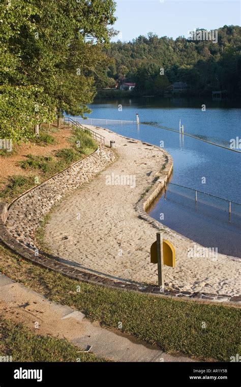 Swimming Beach At Tallulah Lake Is Part Of The Tallulah Gorge